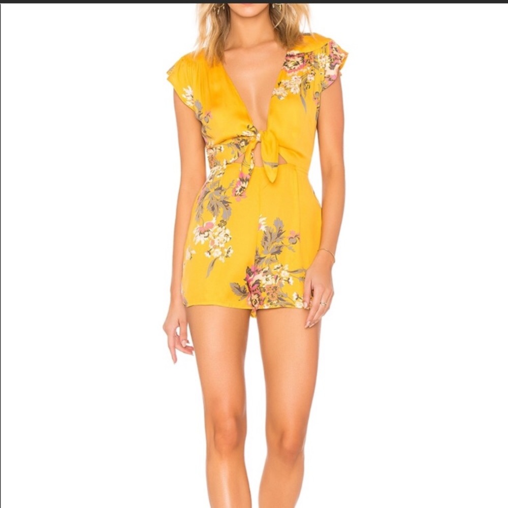 Minkpink floral romper